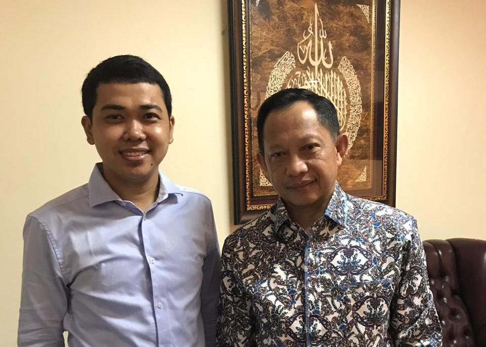 bersama Bapak Tito Karnavian di Rumah Beliau